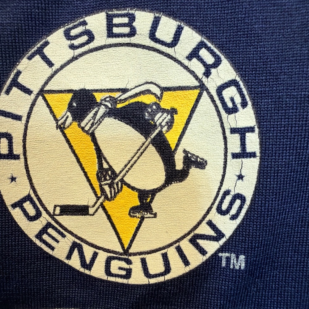 Pittsburgh Penguins Winter Classic Shirt Mens XL Blue NHL Hockey ReebokSpeedwick - Picture 4 of 12